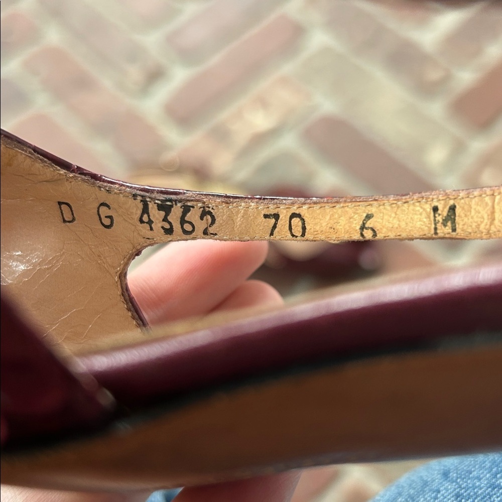 Rare Vintage Salvatore Ferragamo Snakeskin Slingback Peep Toe Heels - Picture 2 of 9